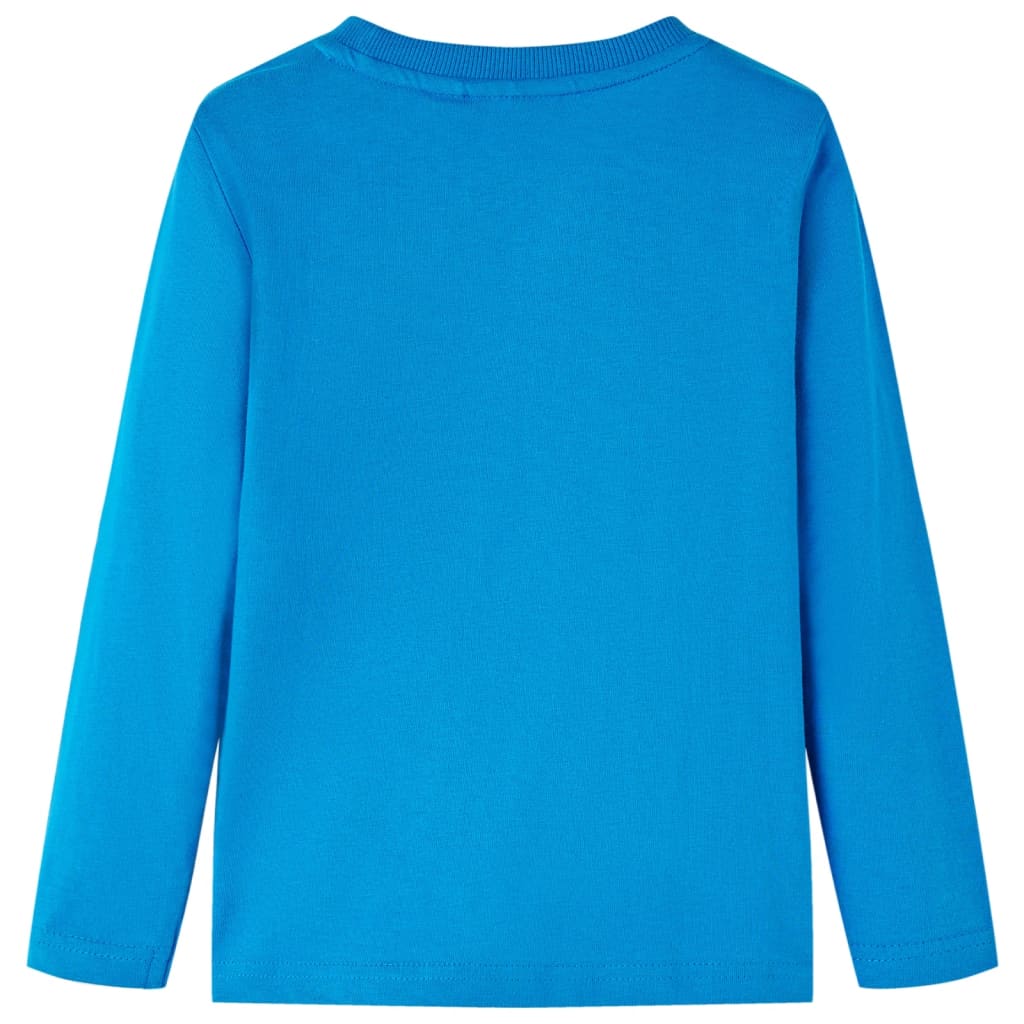 VidaXL Kindershirt mit langen Ärmeln 104 Kobaltblau