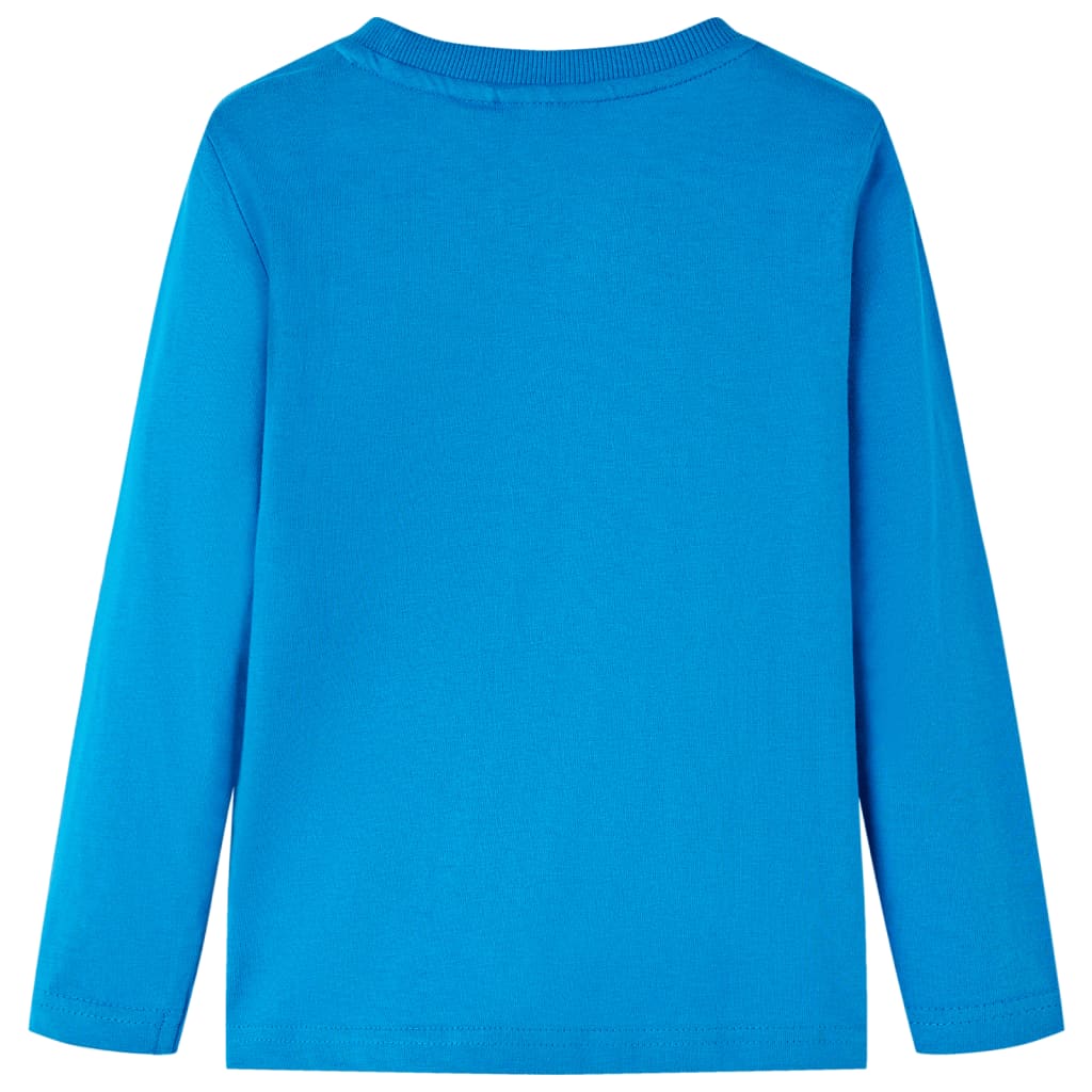 VidaXL Kindershirt mit langen Ärmeln 128 Kobaltblau