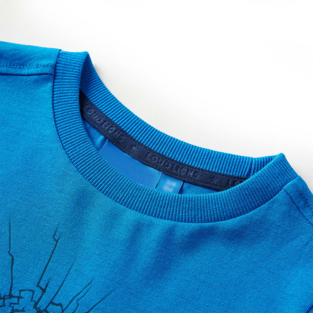 VidaXL Kindershirt mit langen Ärmeln 128 Kobaltblau