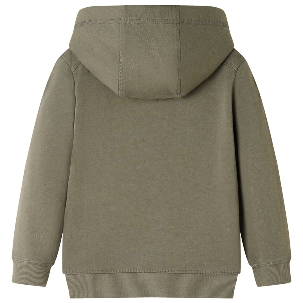 VidaXL Kinderpullover mit Kapuze 104 Khaki