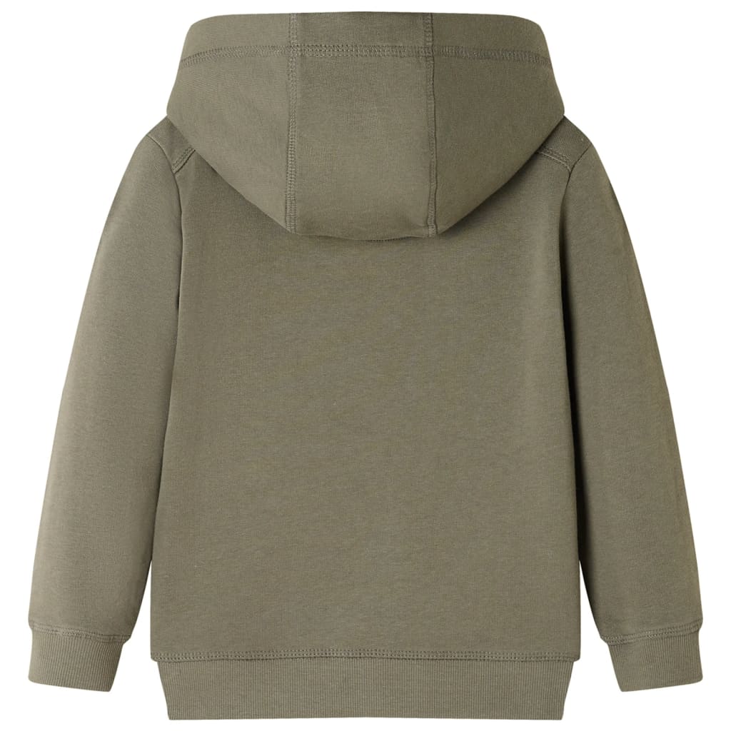 Vidaxl Kinderpullover mit Kapuze 140 Khaki