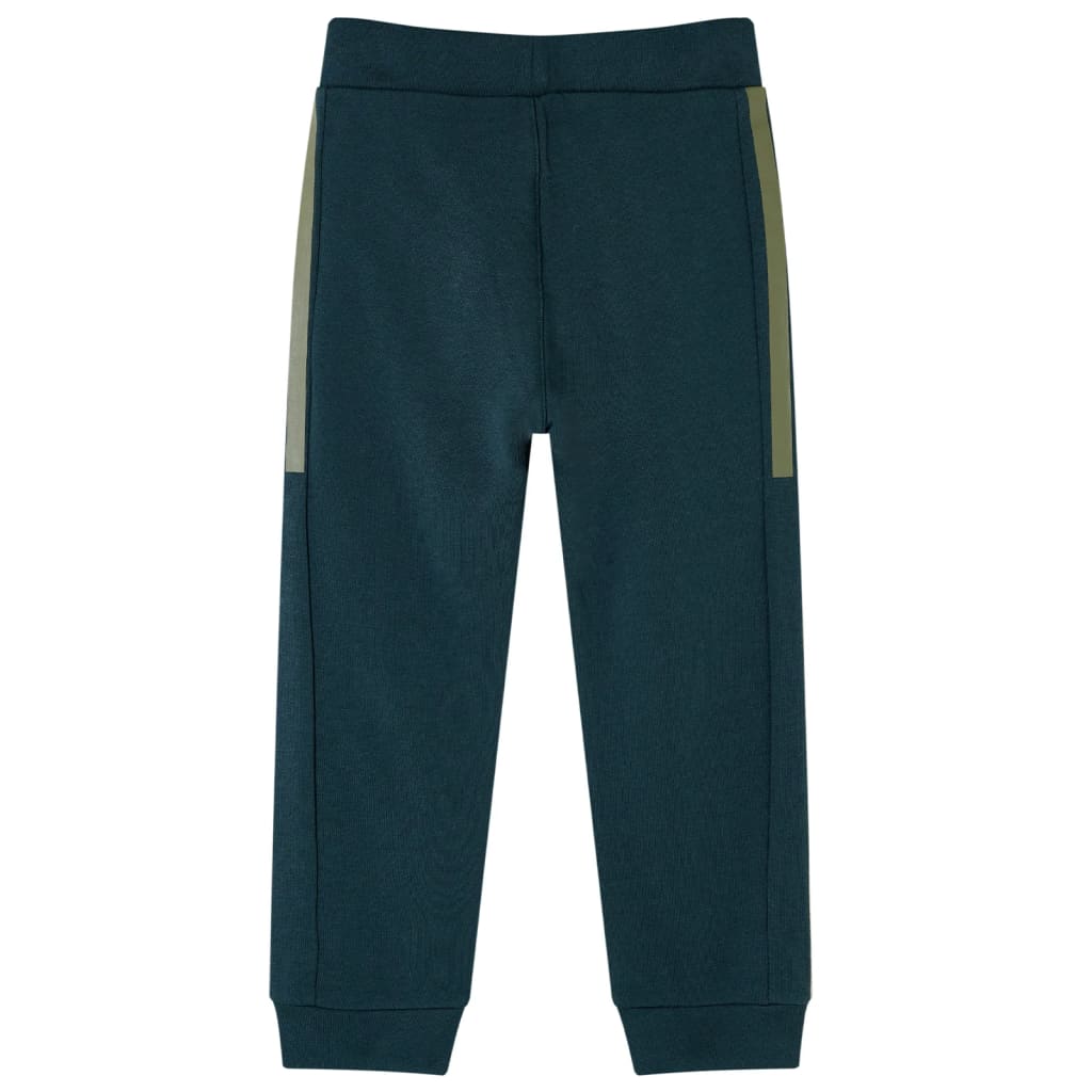 VidaXL Kinder-Jogginghose mit Kordelzug 128 Moosgrün