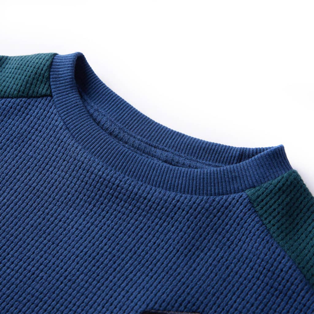 VidaXL Kinderpullover 116 Marineblau