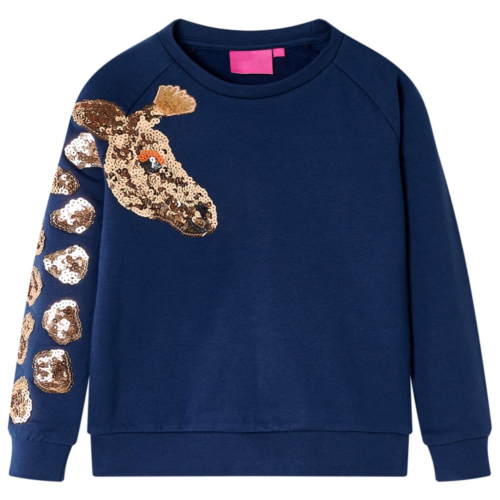 VidaXL Kinderpullover 128 Marineblau