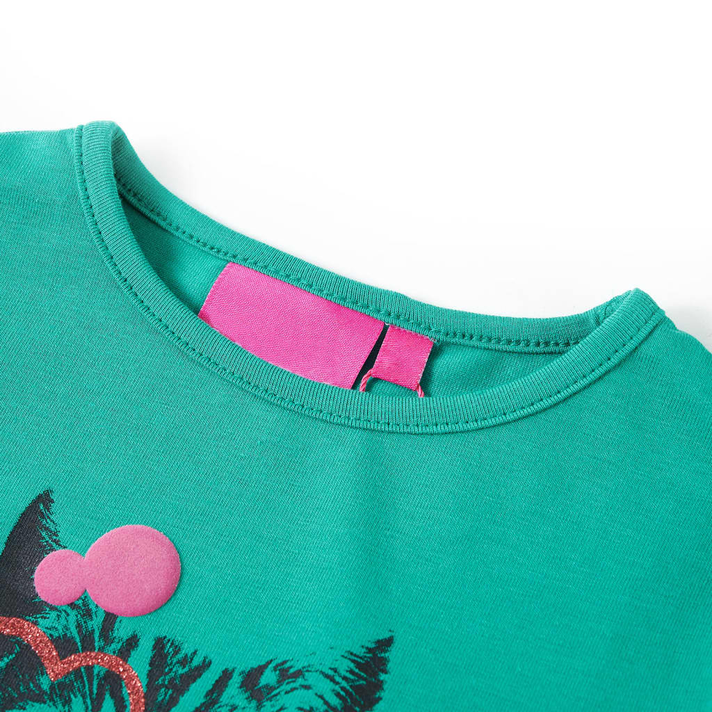 VidaXL Kindershirt mit langen Ärmeln 140 Hellgrün