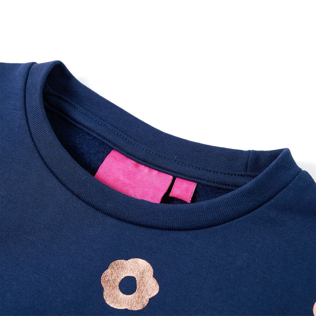 VidaXL Kinderpullover 104 Marineblau
