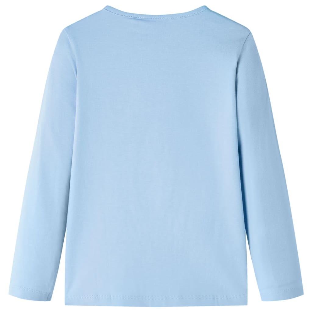 VidaXL Kindershirt mit langen Ärmeln 104 Hellblau