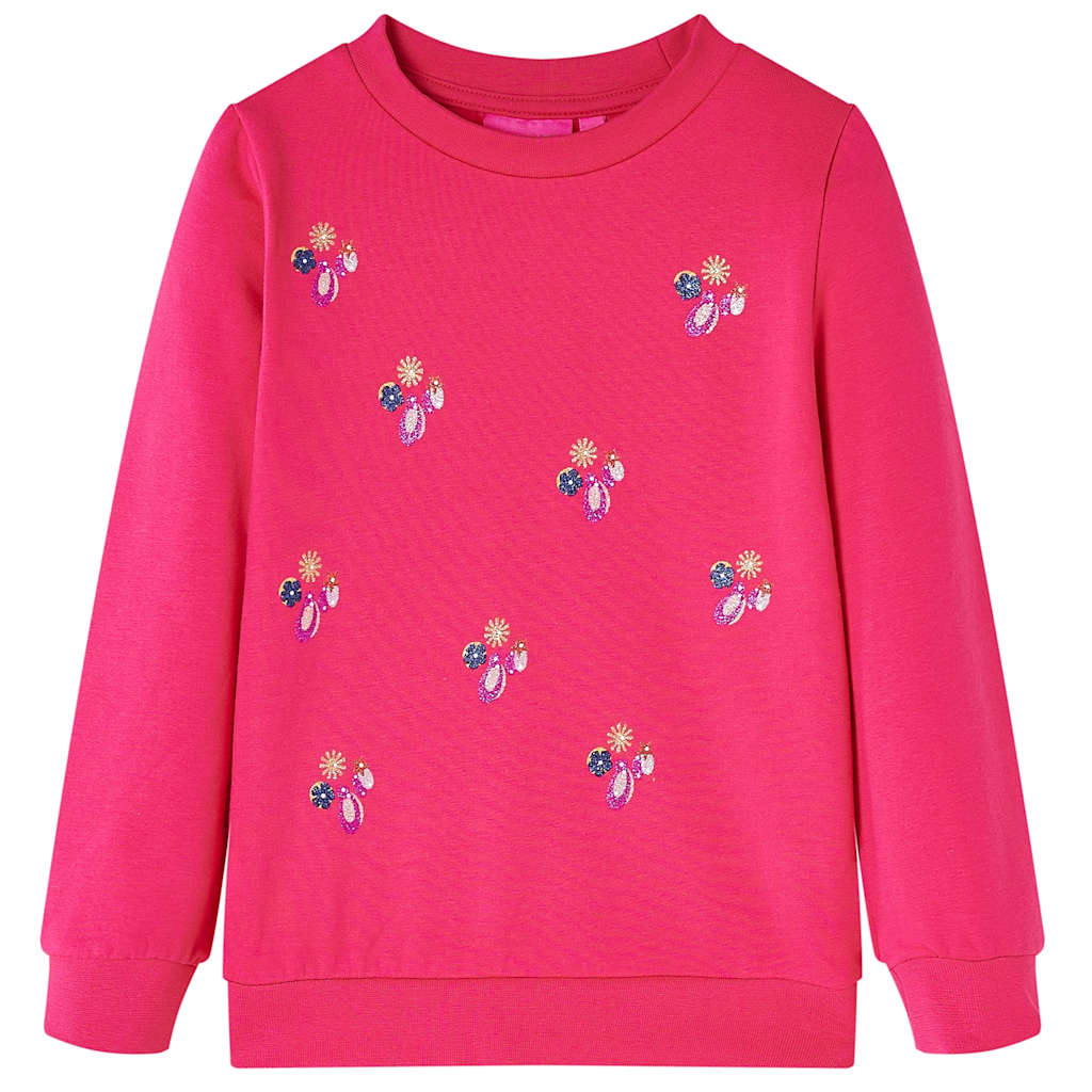 VidaXL Kinderpullover 92 leuchtendes Rosa