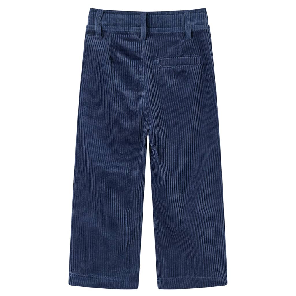 VidaXL Kinderhose 104 Cord Marineblau
