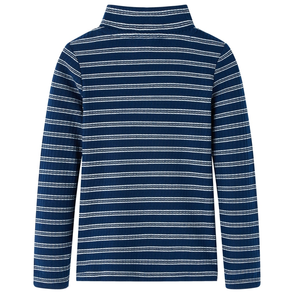 VidaXL Kindershirt mit langen Ärmeln 116 Marineblau