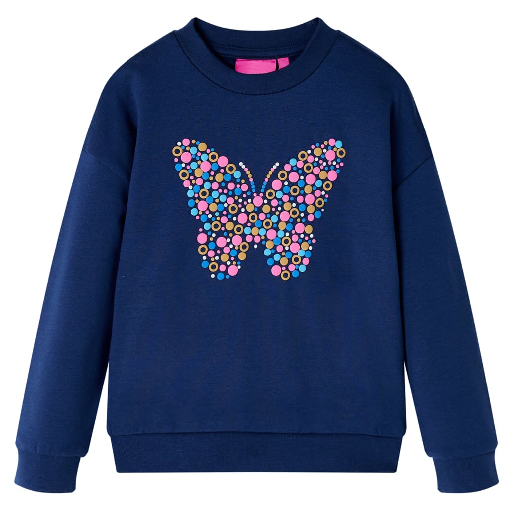 VidaXL Kinderpullover 92 Marineblau