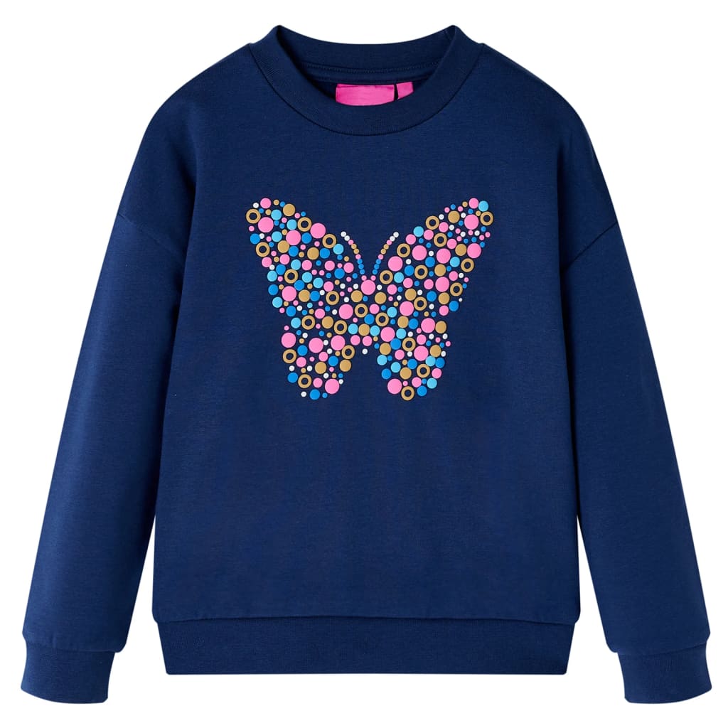 VidaXL Kinderpullover 116 Marineblau