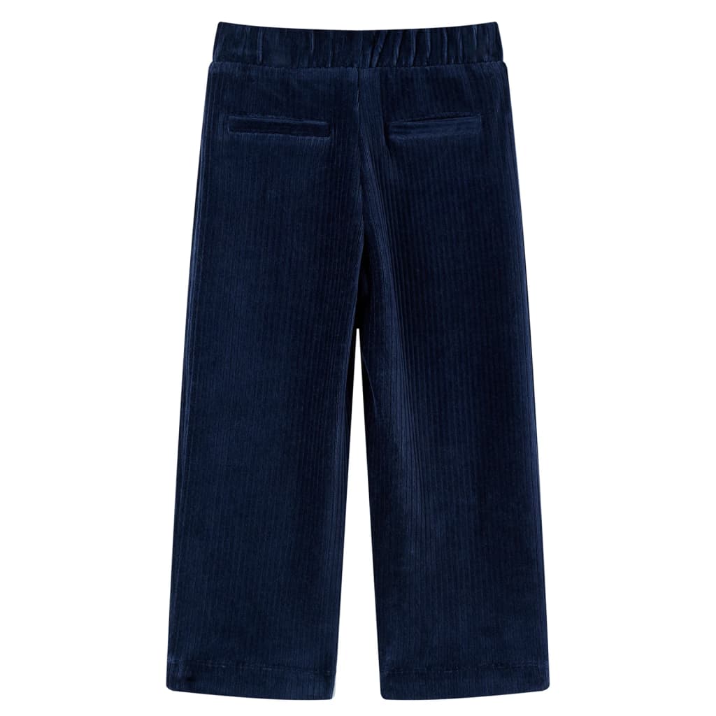 VidaXL Kinderhose 104 Cord Marineblau