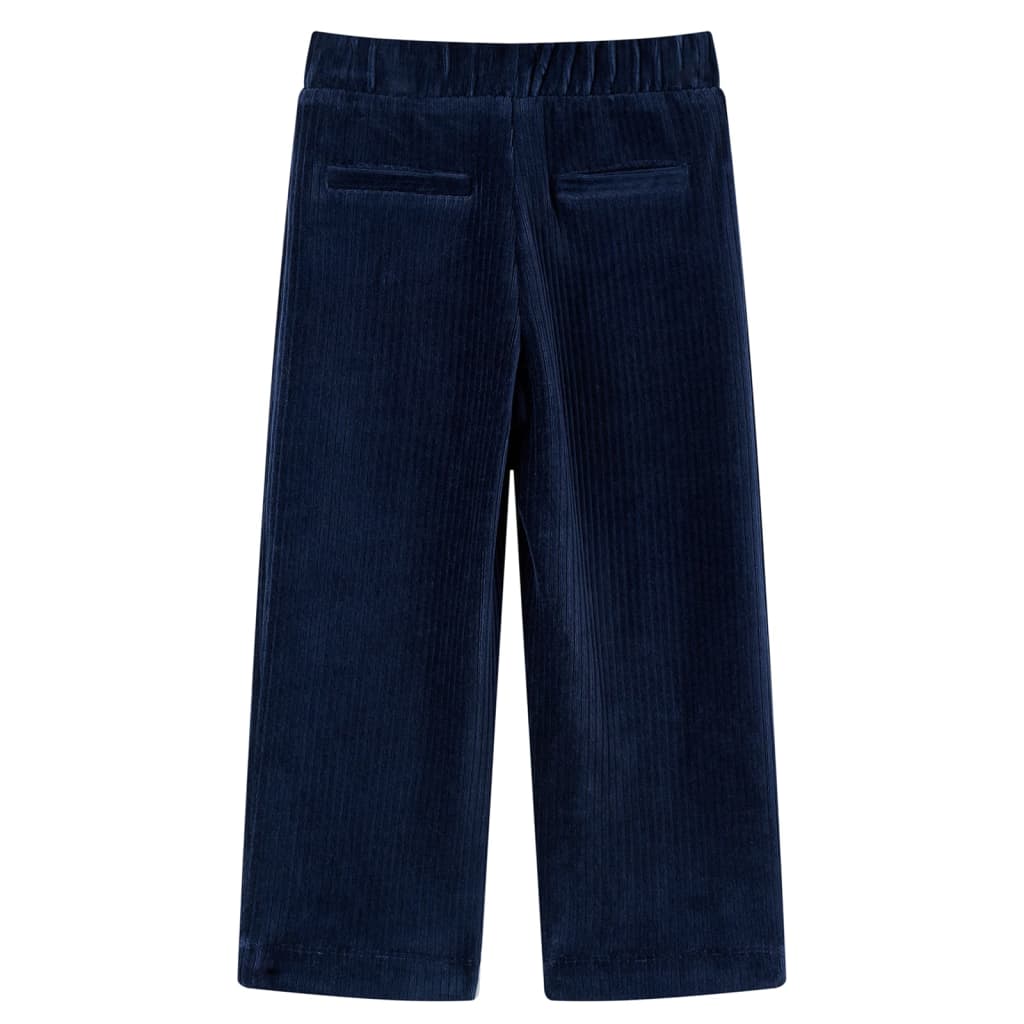 VidaXL Kinderhose 116 Cord Marineblau