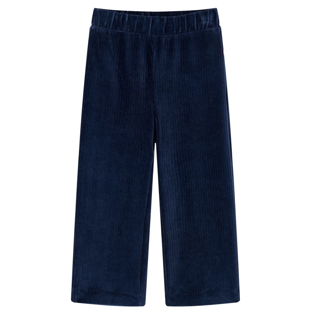 VidaXL Kinderhose 140 Cord Marineblau