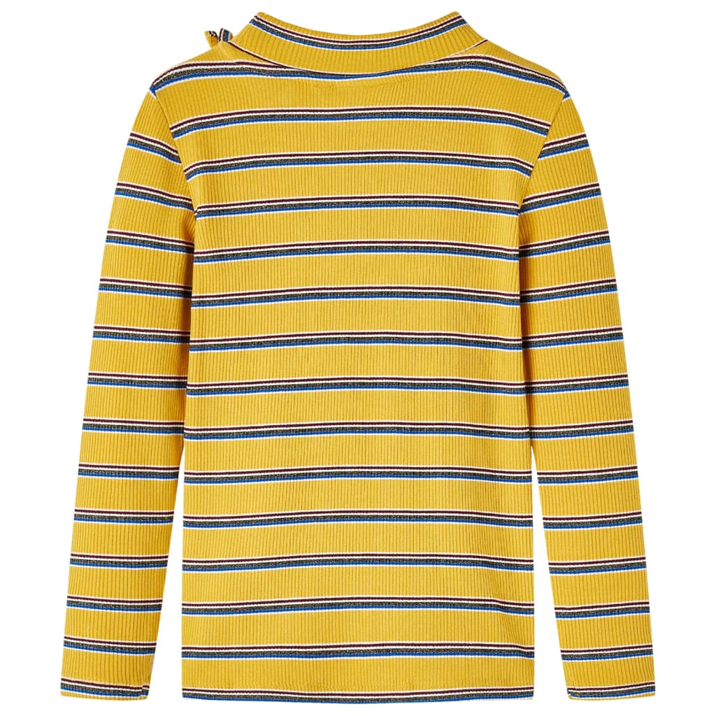 VidaXL Kindershirt mit langen Ärmeln 140 Ocker