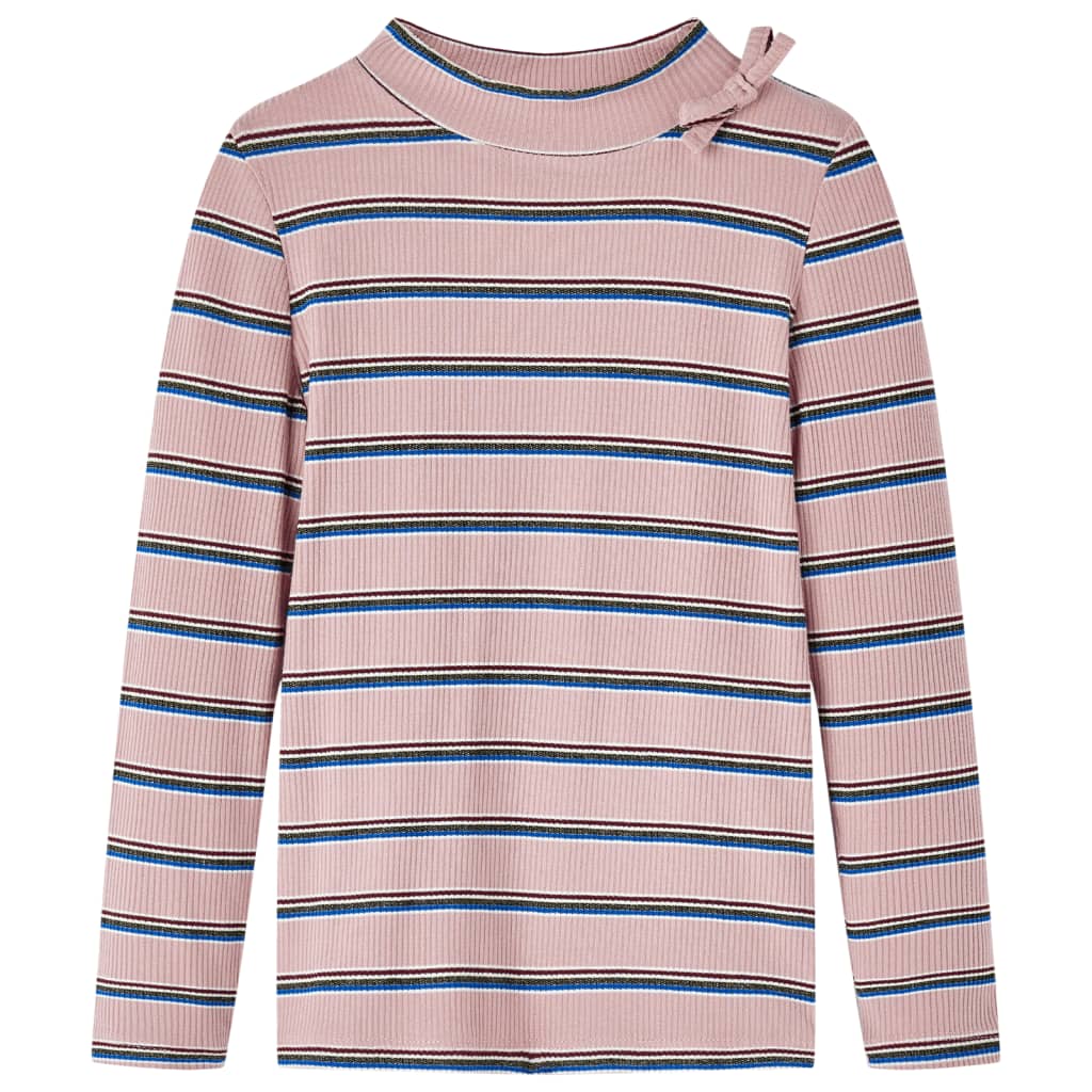 VidaXL Kindershirt mit langen Ärmeln 104 Hellrosa