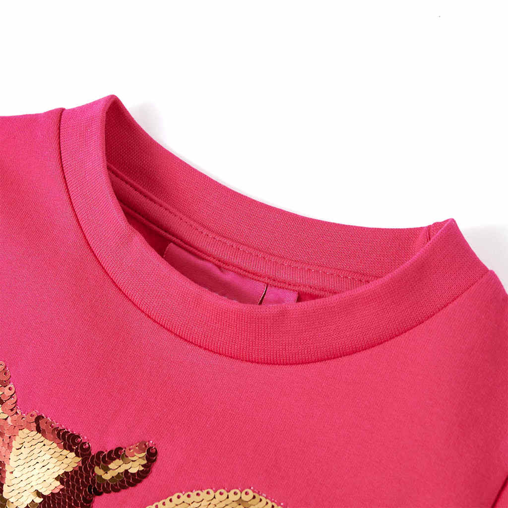VidaXL Kinderpullover 116 leuchtendes Rosa