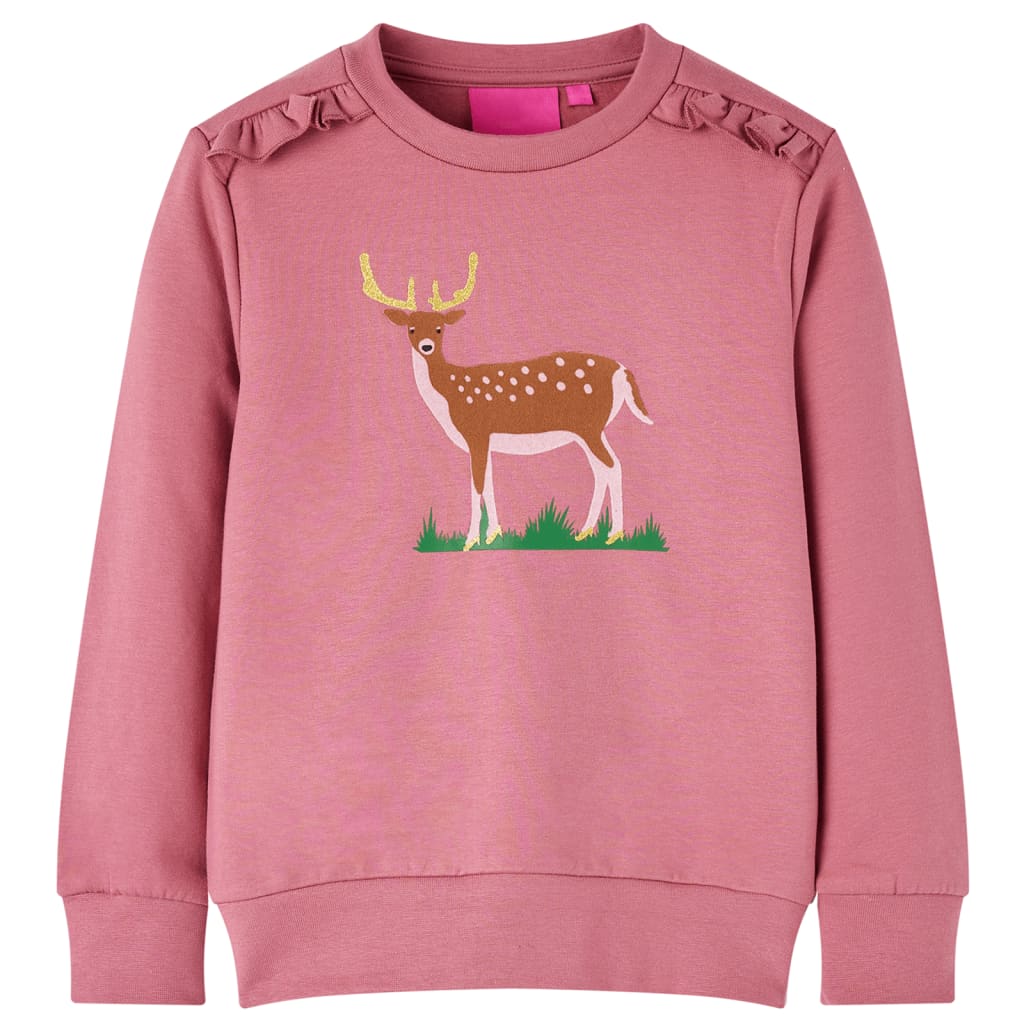 VidaXL Kinderpullover 116 himbeerfarben