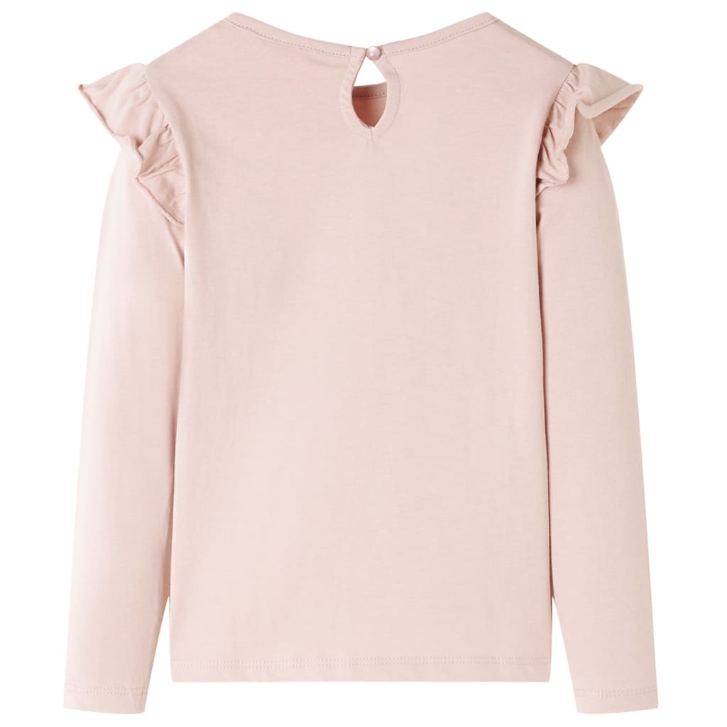 VidaXL Kindershirt mit langen Ärmeln 104 rosa