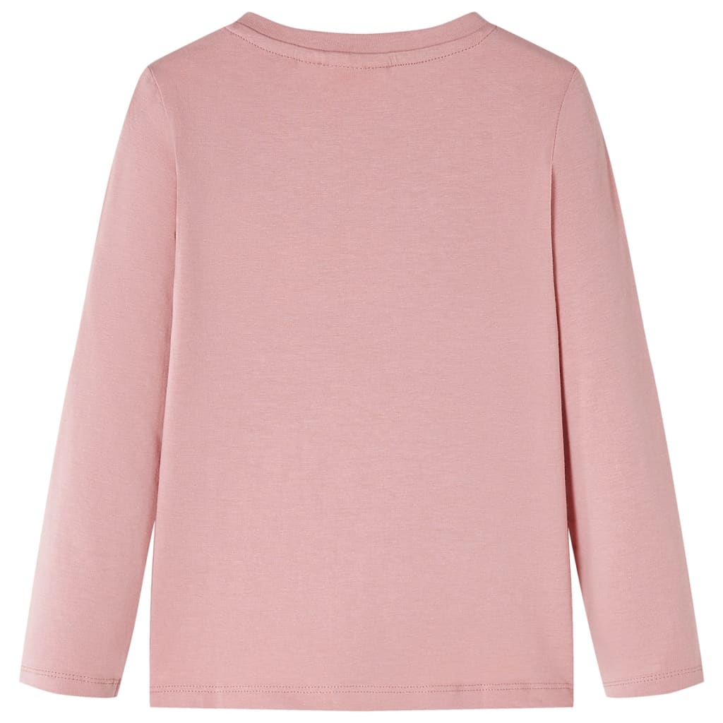 VidaXL Kindershirt mit langen Ärmeln 104 rosa