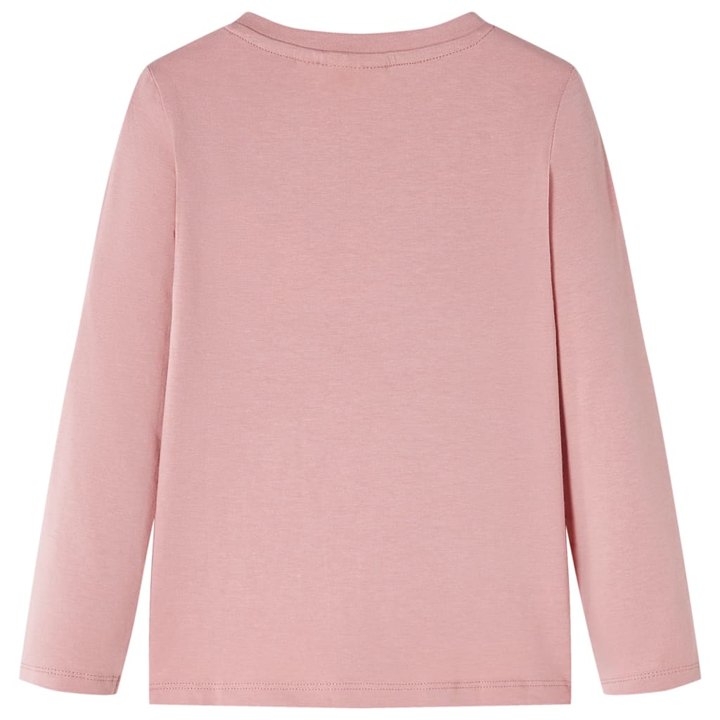 VidaXL Kindershirt mit langen Ärmeln 116 rosa