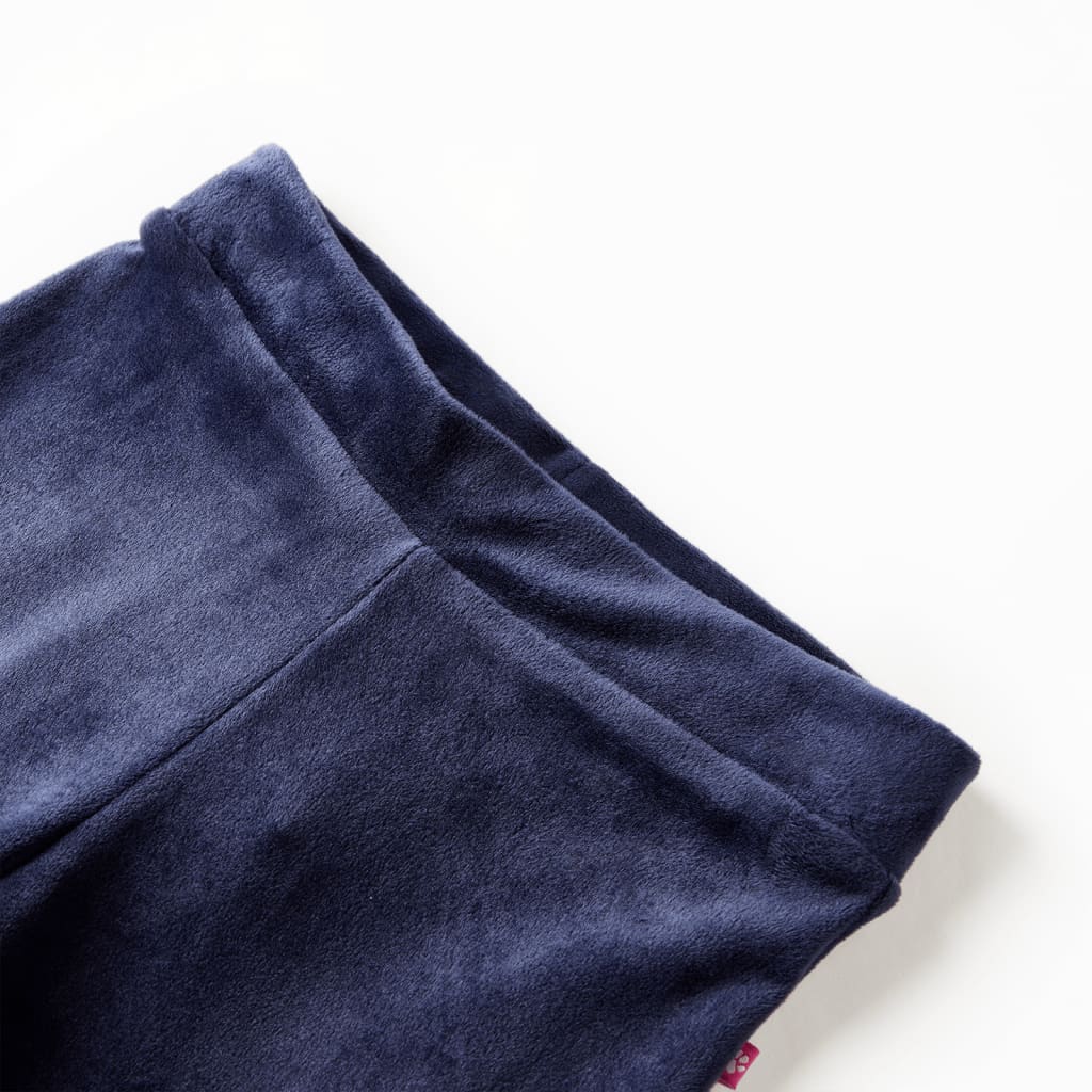 VidaXL Kinderhose Samt 128 Dunkelblau