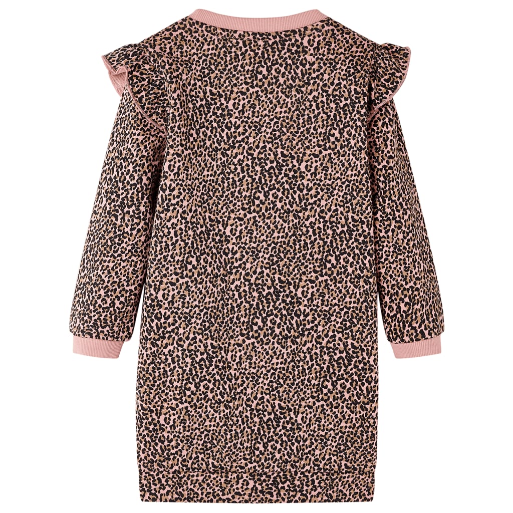 VidaXL Kinderkleid 128 mittelrosa
