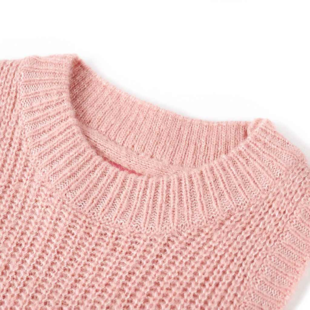 VidaXL Kinder-Spencer-Strickpullover 92 Hellrosa