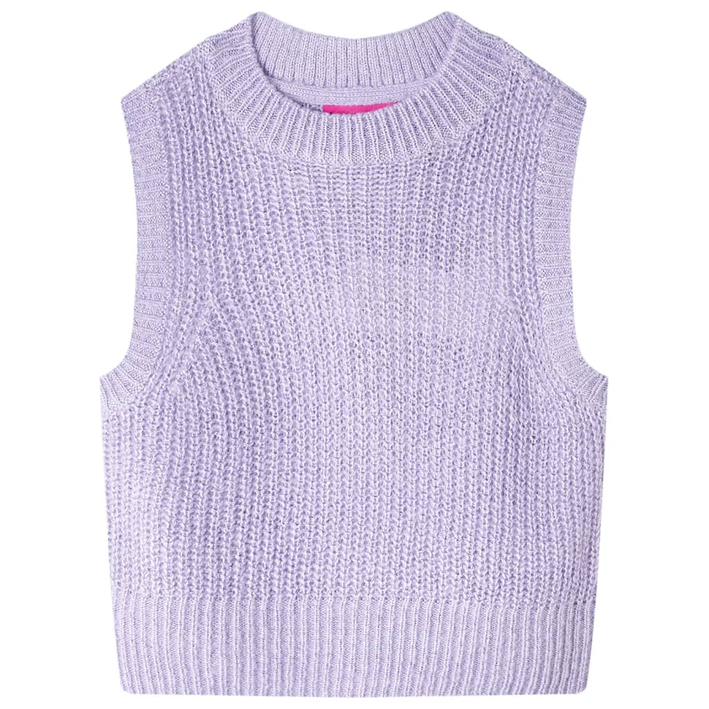 VidaXL Kinder-Strickjacke Spencer 128 Hellflieder