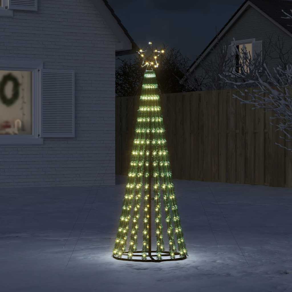 Vidaxxl LED-Weihnachtsbaum 275 LEDs warmweiß 180 cm