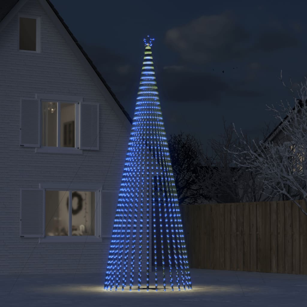 VidaXL Lichtkegel 1544 blaue LEDs 500 cm