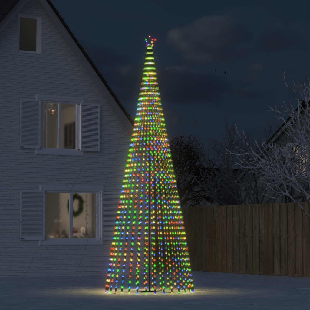 VidaXL Lichtkegel 1544 mehrfarbige LEDs 500 cm