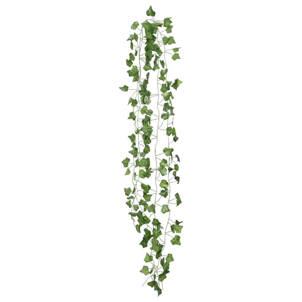 VidaXL Weihnachtsgirlanden Efeu 24 Stk. 200 cm Grün