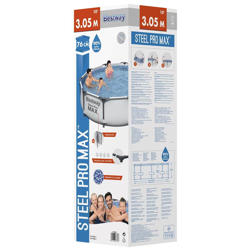 Bestway Steel Pro Max Schwimmbadset 305x76 cm