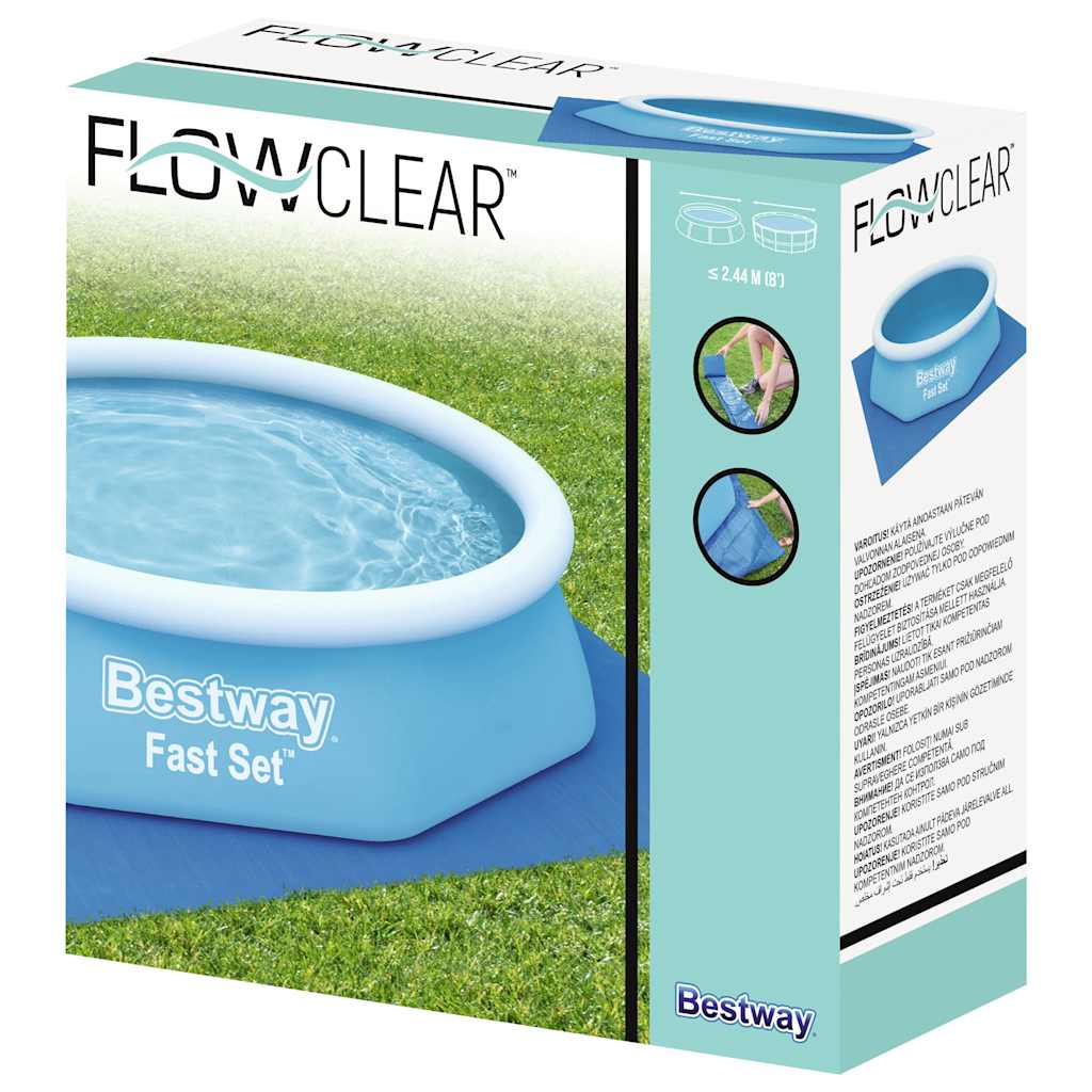 Bestway Flowclear Schwimmbad-Bodenplane 274 x 274 cm