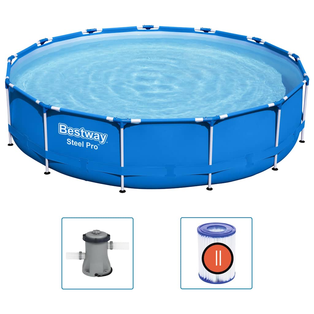 Bestway Steel Pro Schwimmbadrahmen 396 x 84 cm