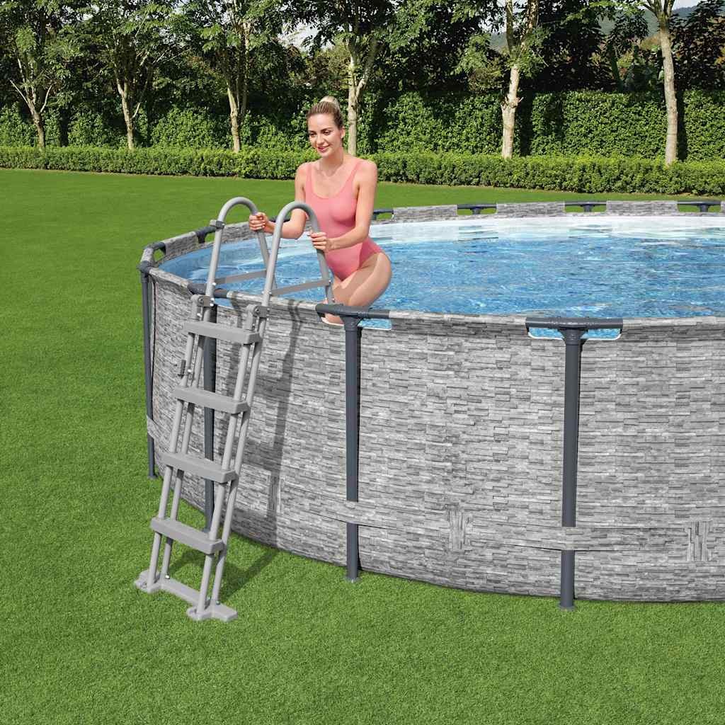 Bestway Flowclear Schwimmbadleiter mit 4 Stufen 122 cm