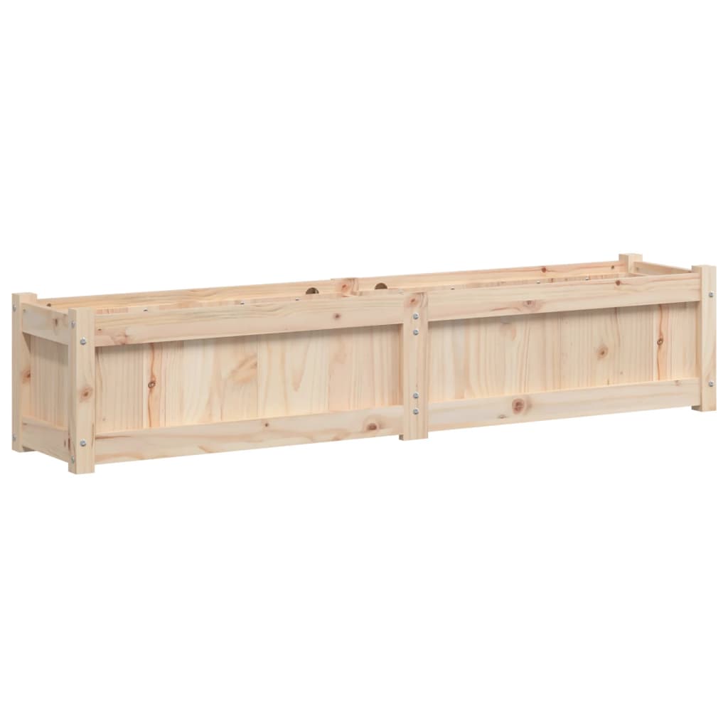 Vidaxx Pflanzgefäß 150x31x31 cm aus massivem Kiefernholz
