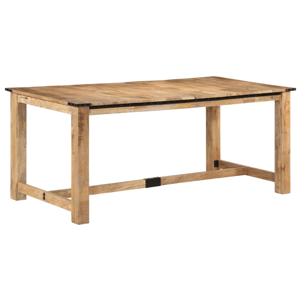 VidaXL Esstisch 180x90x75 cm massives Mangoholz