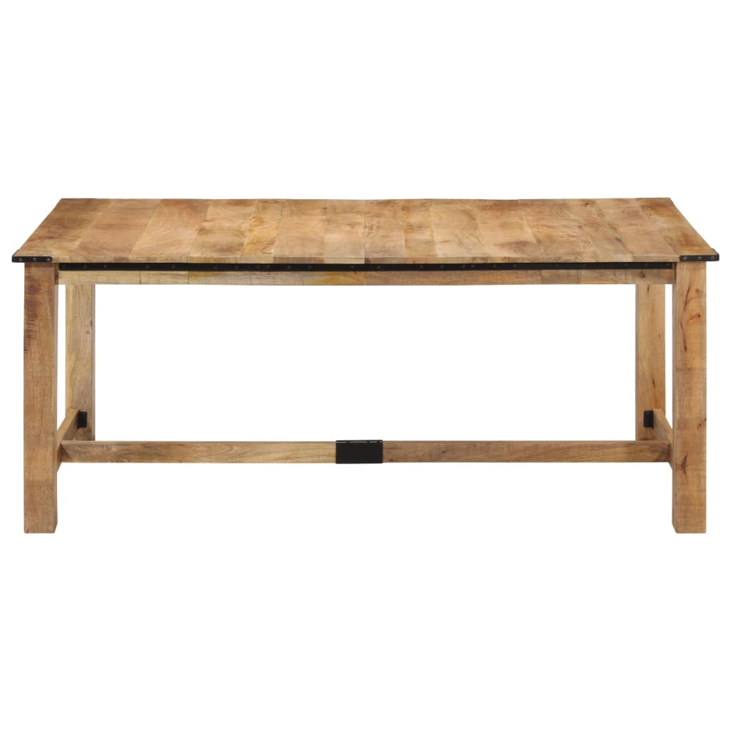 VidaXL Esstisch 180x90x75 cm massives Mangoholz