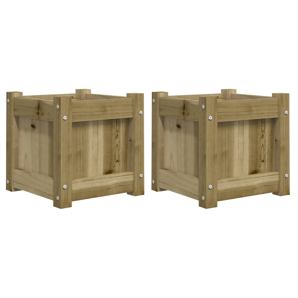Vidaxl Pflanzgefäße 2 cm imprägniertes Holz