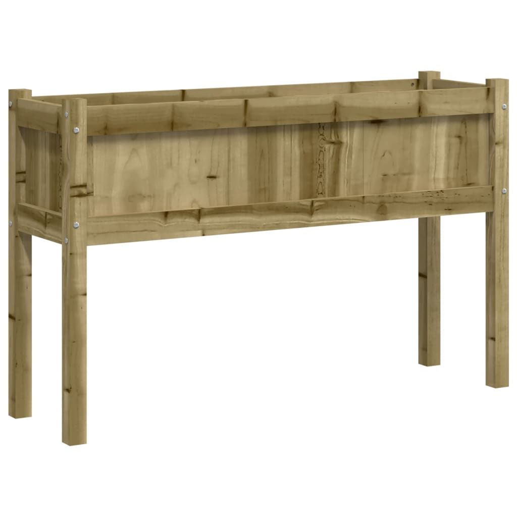 Vidaxx Pflanzgefäß mit Beinen 110x31x70 cm aus imprägniertem Kiefernholz