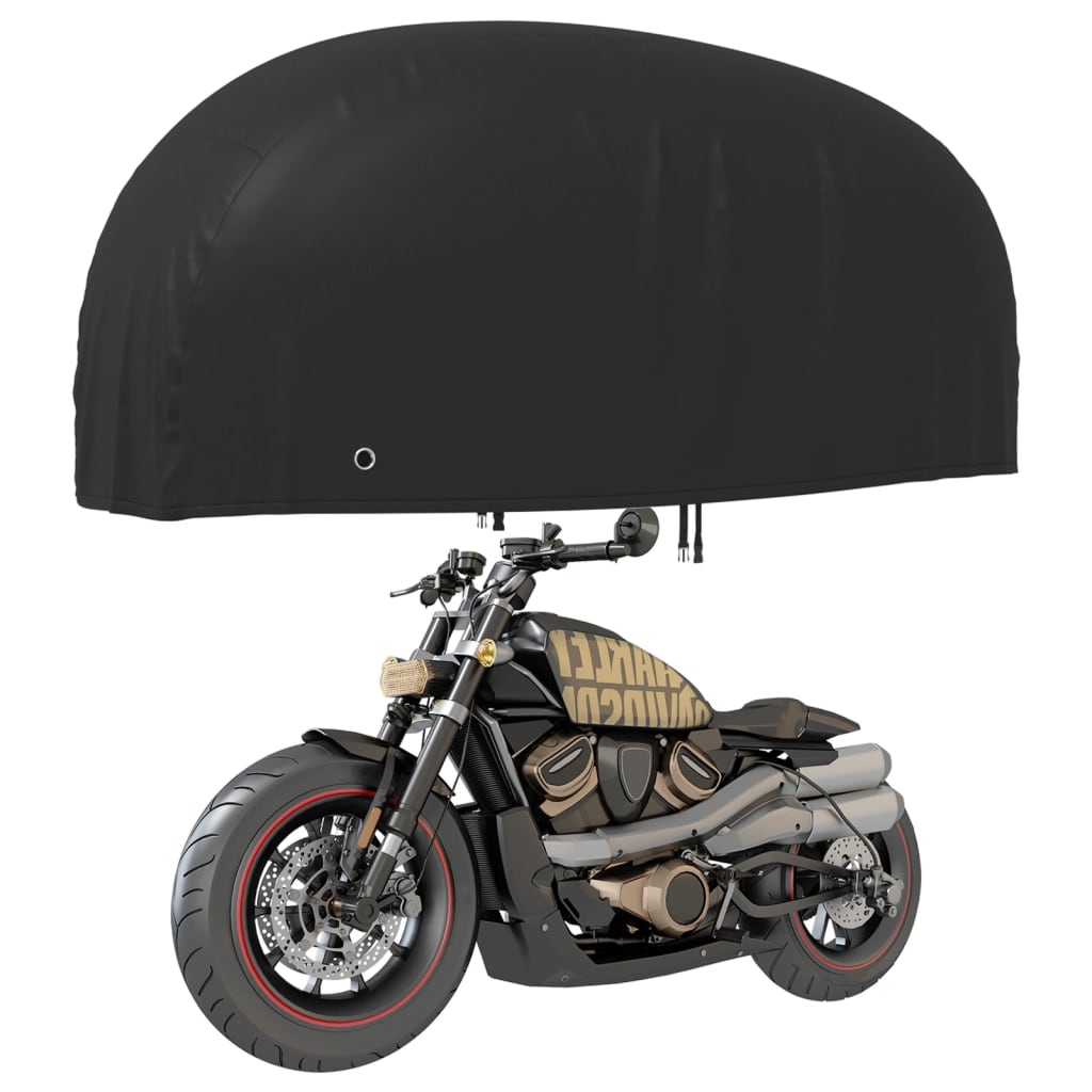 VidaXL Motorradabdeckungen 2 Stück 220x95x110 cm 210D Oxford-Stoff