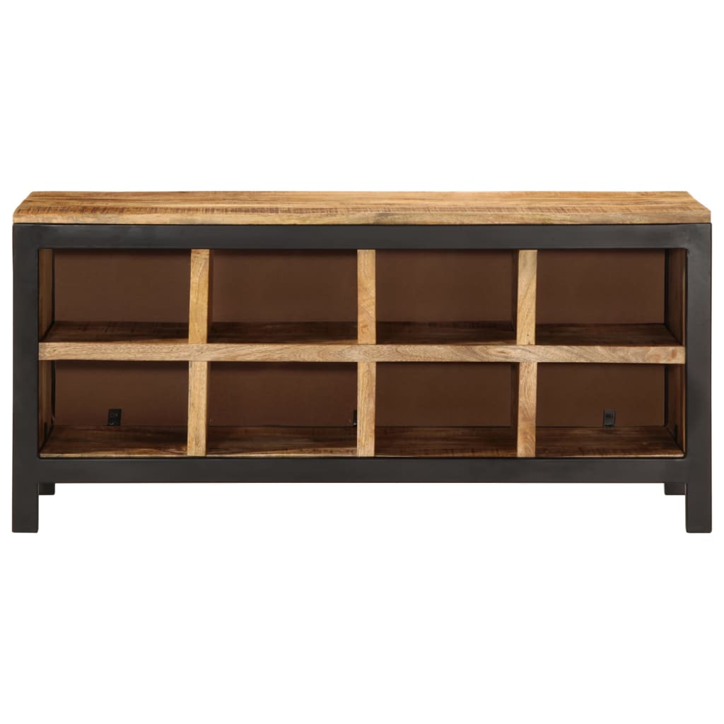 VidaXL Schuhbank 110x35x51 cm massives Mangoholz