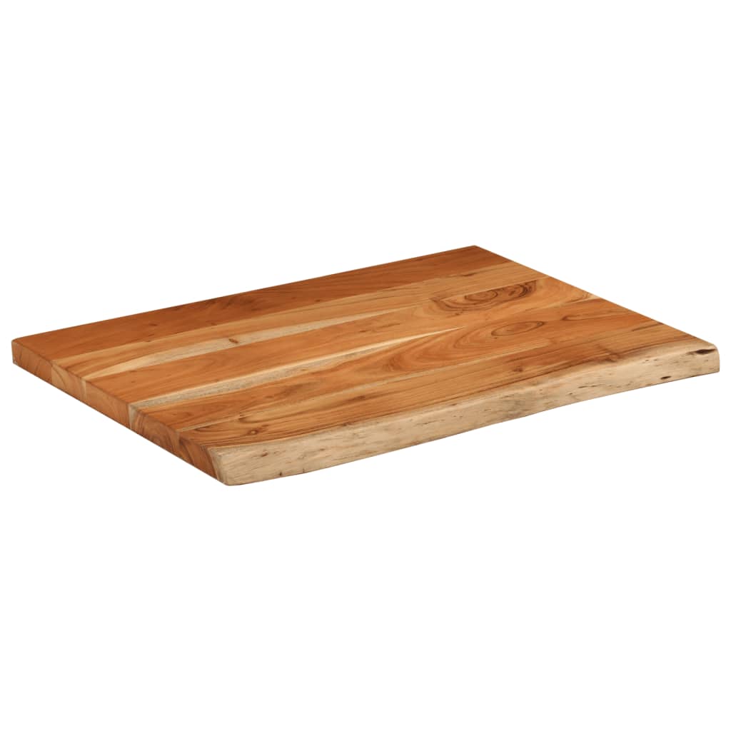 VidaXL Rechteckige Waschbeckenplatte 70x60x2,5 aus massivem Akazienholz