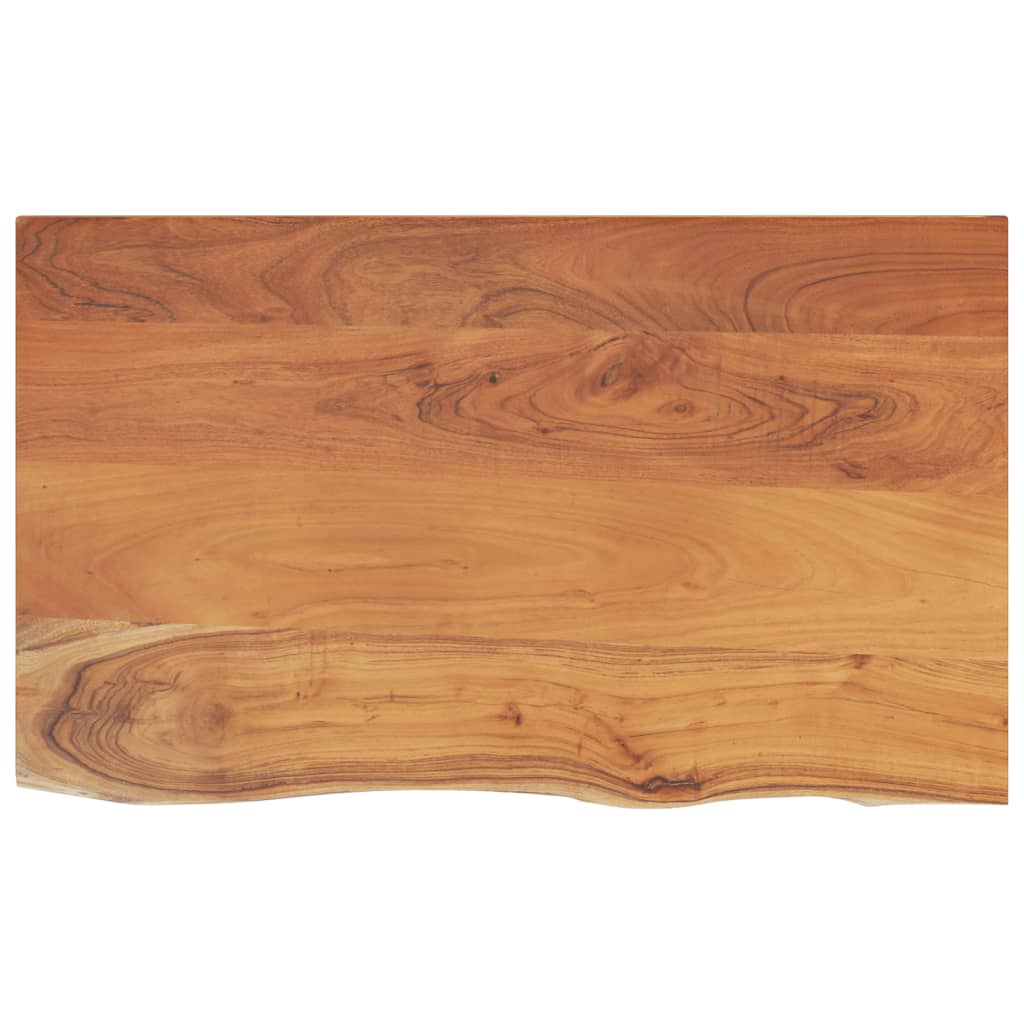 VidaXL Rechteckige Waschtischplatte 100x60x2,5 aus massivem Akazienholz