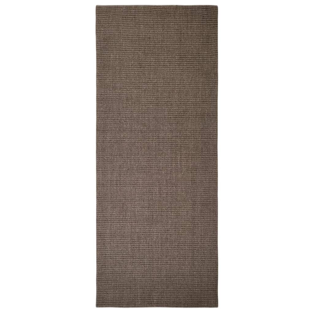 Vidaxl Sisalmat zum Kratzen nach 80x200 cm braun