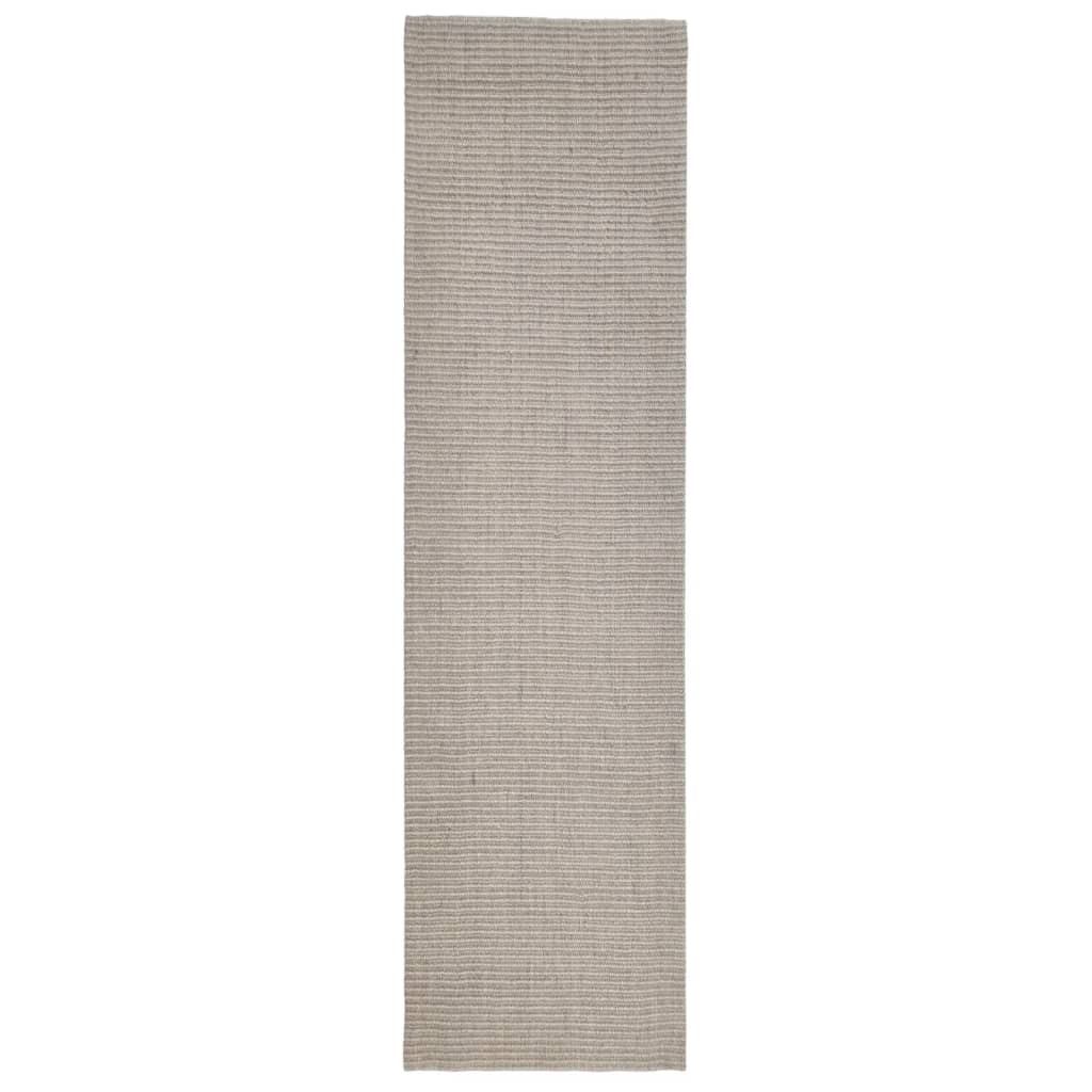 Vidaxl Sisalmat zum Kratzen von 80 x 300 cm Sand -Colored