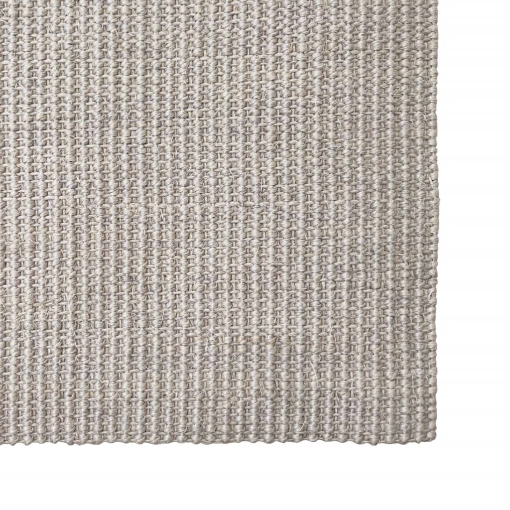 Vidaxl Sisalmat zum Kratzen von 80 x 300 cm Sand -Colored